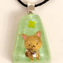 Pearlized Shiba Inu Pendant