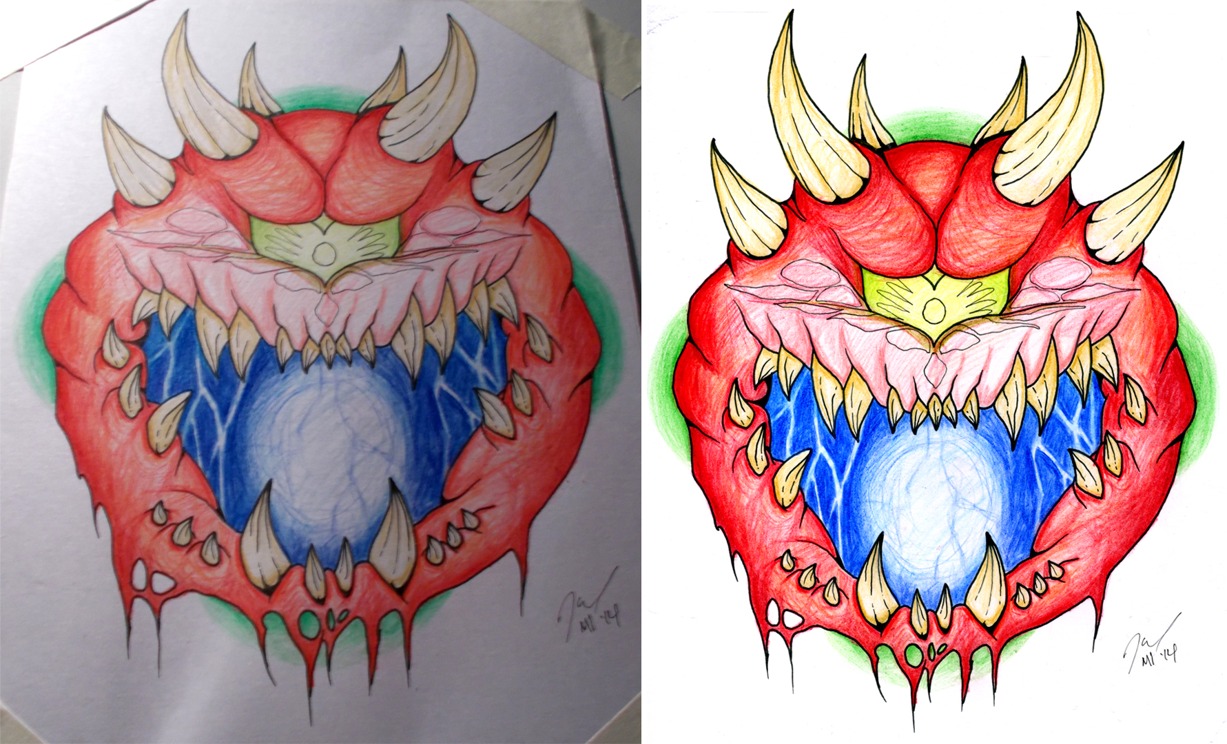 Cacodemon Doom Tattoo Flash By MagnumImago On DeviantArt cacodemon-doom-tattoo-flash-by-magnumimago-on-deviantart