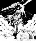 'Revenge of Skeletor' Ink by MagnumImago