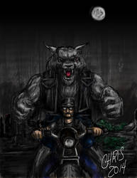 Werewolf Biker