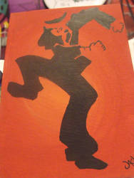 Ska Man Painting