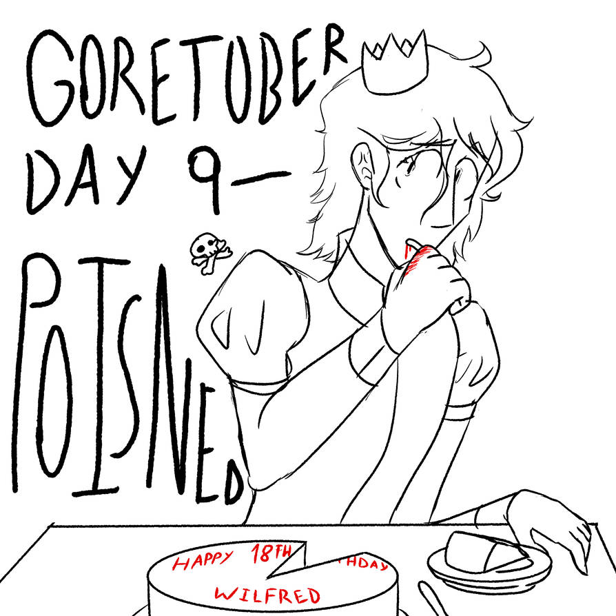 Goretober Day 9 poisoned by cutefoxix on DeviantArt