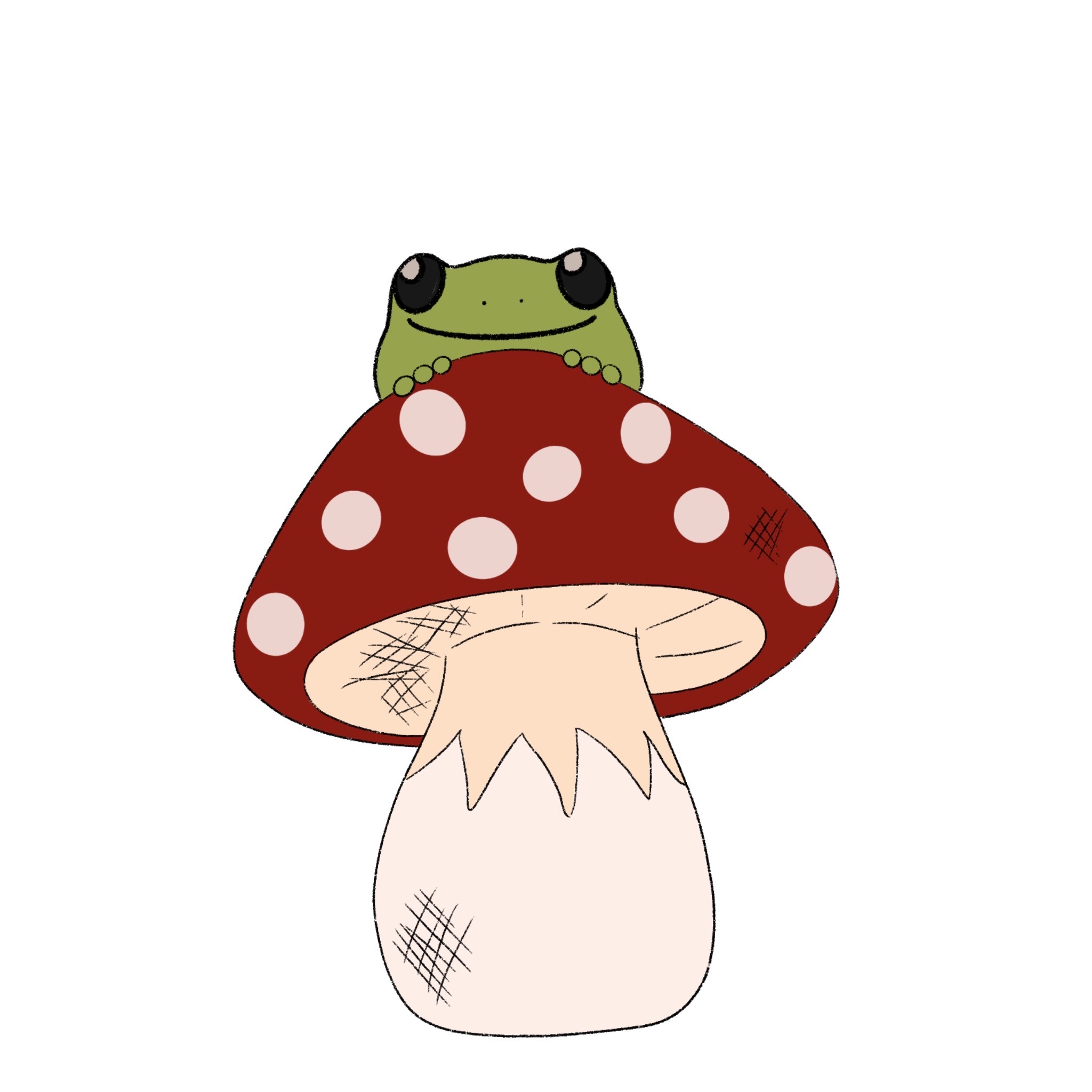 Mushroom frog by iv0ryyy on DeviantArt
