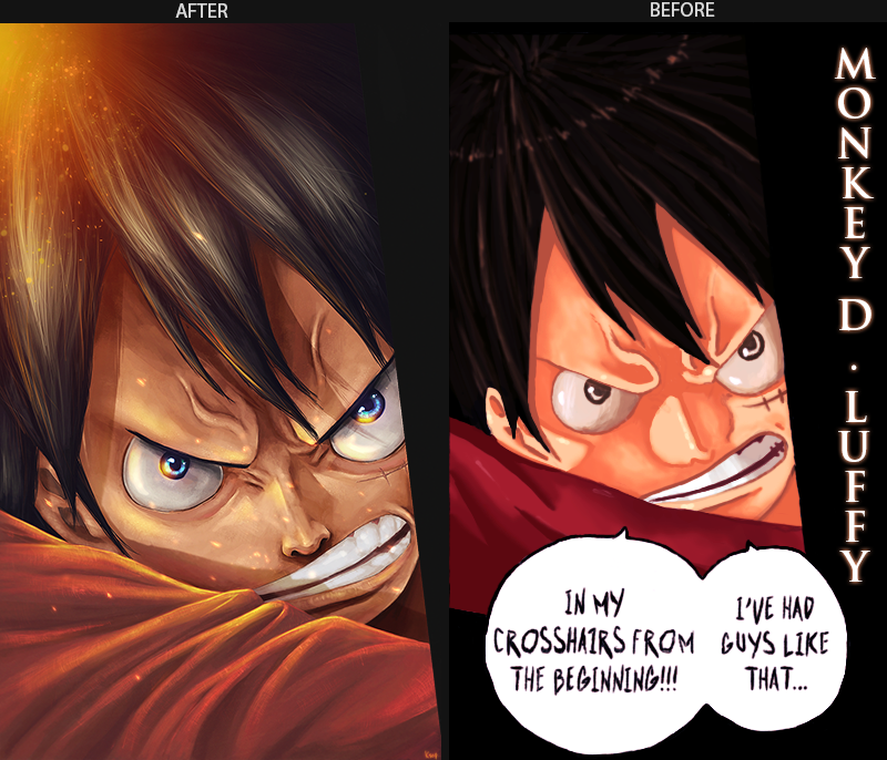 One Rip Before And After Before After - one piece by ksop on DeviantArt