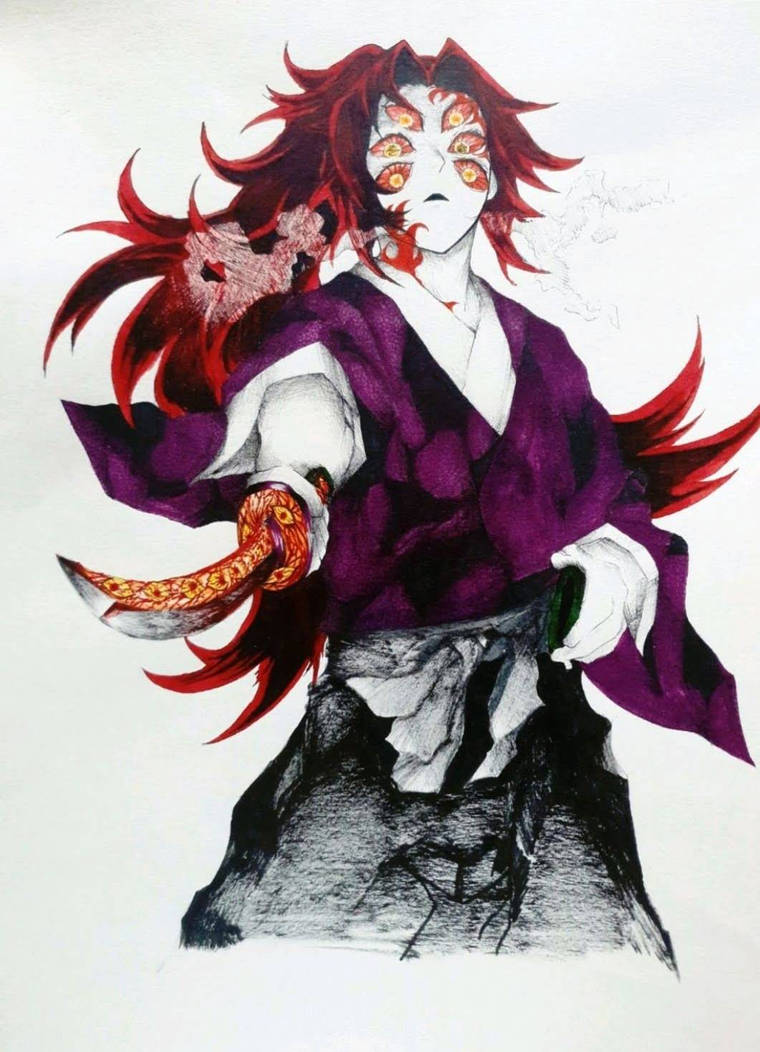 Kokushibo - Demon Slayer #kukoshibou #demonslayer #drawing #arte
