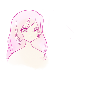 Random Pink Hair Girl