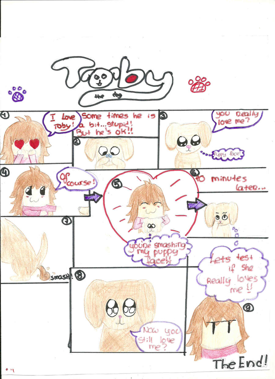 Tooby's Text toby comic1 by kittat on DeviantArt