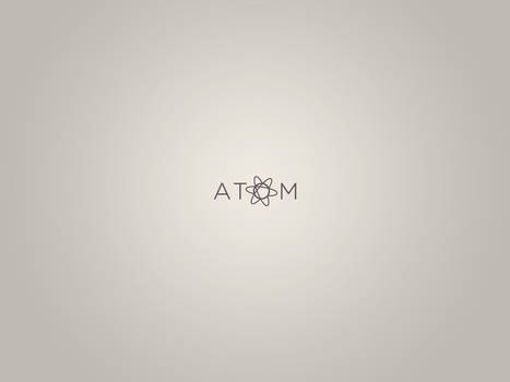 Minimal Atom Editor Wallpaper