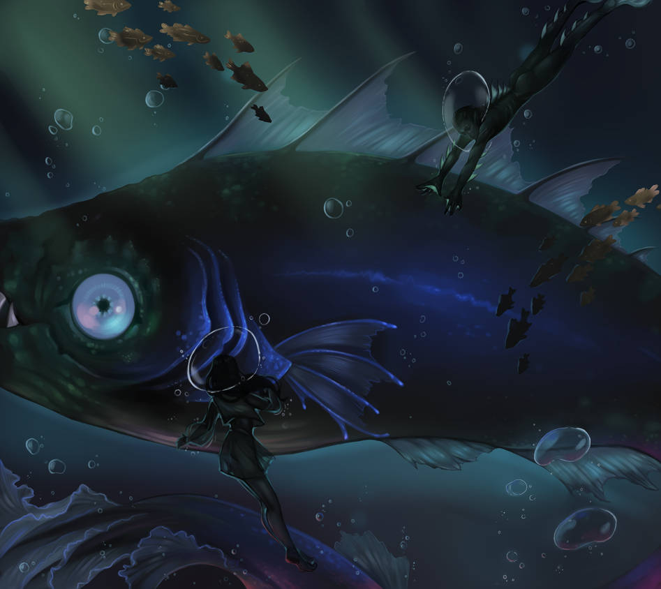 The Shadowfish by Liliumm on DeviantArt