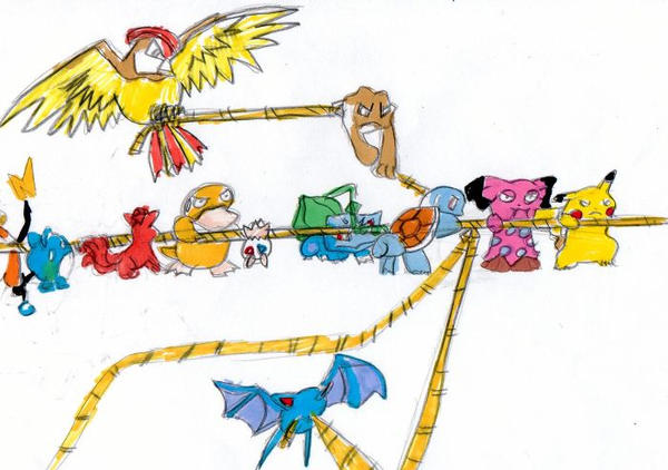 pokemon pulling rope by plutoplanet on DeviantArt