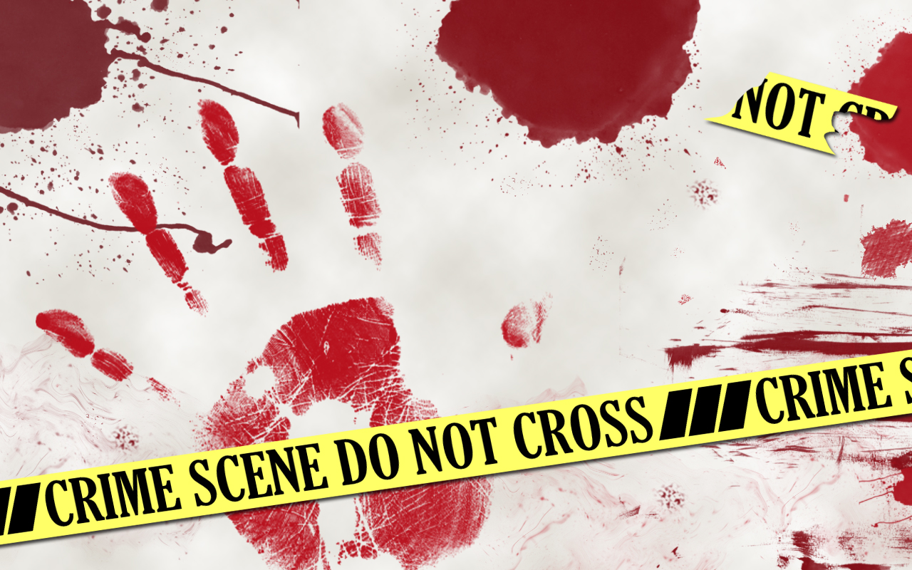 bloody crime scene wallpaper