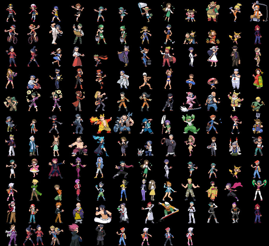 Pokemon_HG_SS_Trainers_ by GUY3474 on DeviantArt