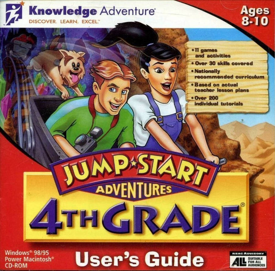 JumpStart Adventures 4th Grade 2000 PC Cover by DarthVader1754 on ...