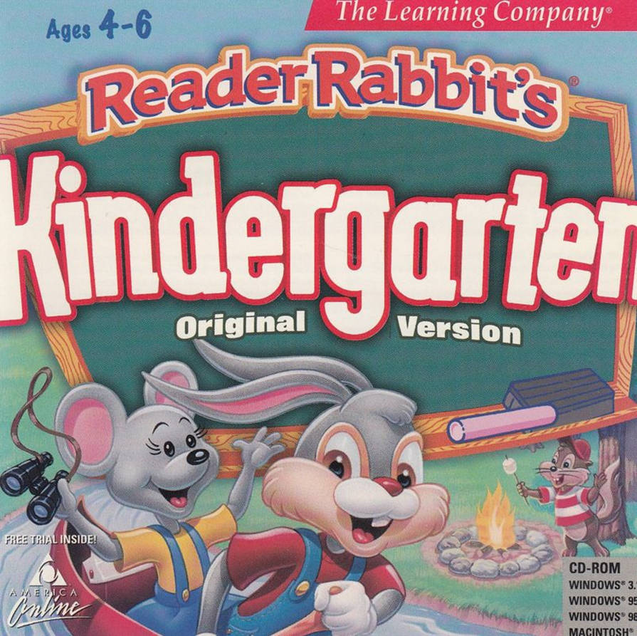 Reader Rabbit Kindergarten PC Cover by DarthVader1754 on DeviantArt