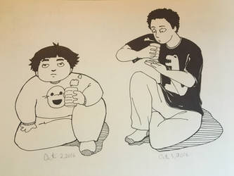 Chillin' with tea: Inktober days 2 and 3