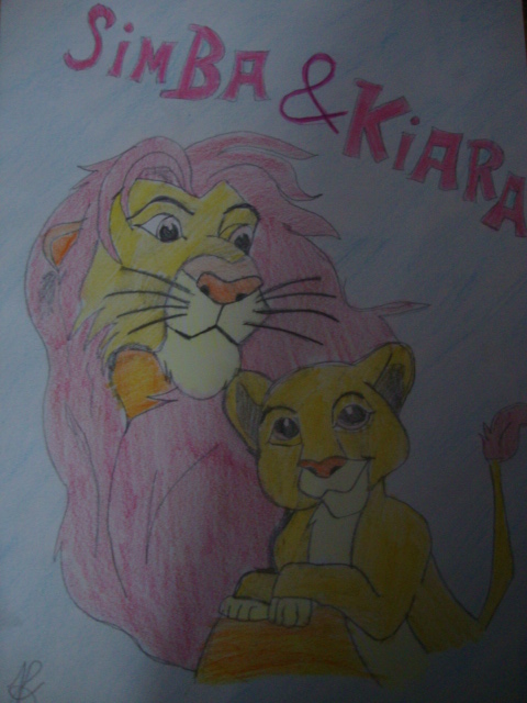Simba and Kiara by deguland on DeviantArt