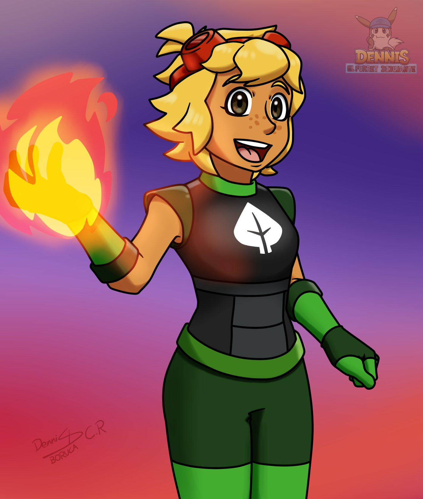 Solar Flare Human - PvZ Heroes by Dennis-4444Boruca on DeviantArt