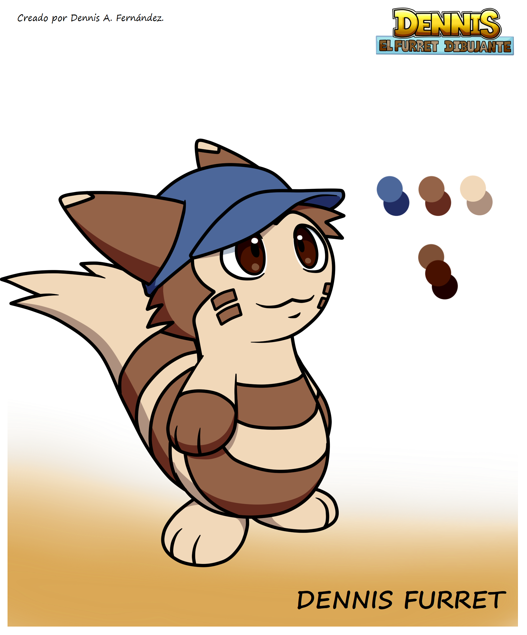 Dennis Furret color palette by Dennis4444Boruca on DeviantArt