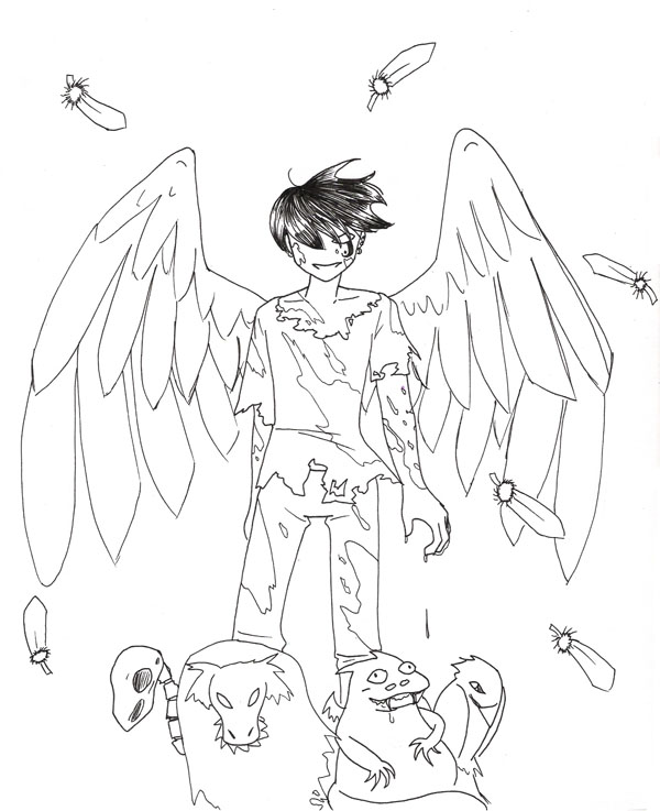 Death Ink Deviantart God of Death -ink- by leakymuffin on DeviantArt