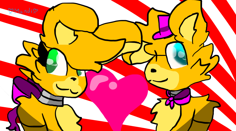 Fredbear x SpringBonnie P/____Fredbear____ - Desenho de fox_fnafhs