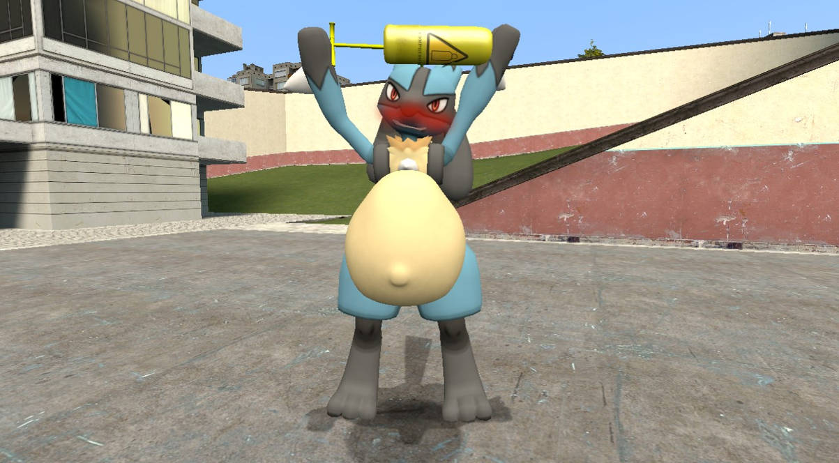 lucario inflation (standard) by kraangprime12 on DeviantArt