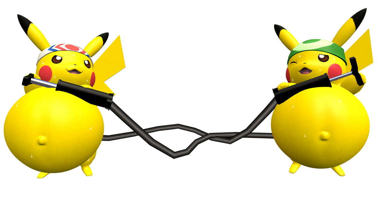 Pikachu Pokemon Inflation pikachu inflation contest to the burst by kraangprime12 on DeviantArt