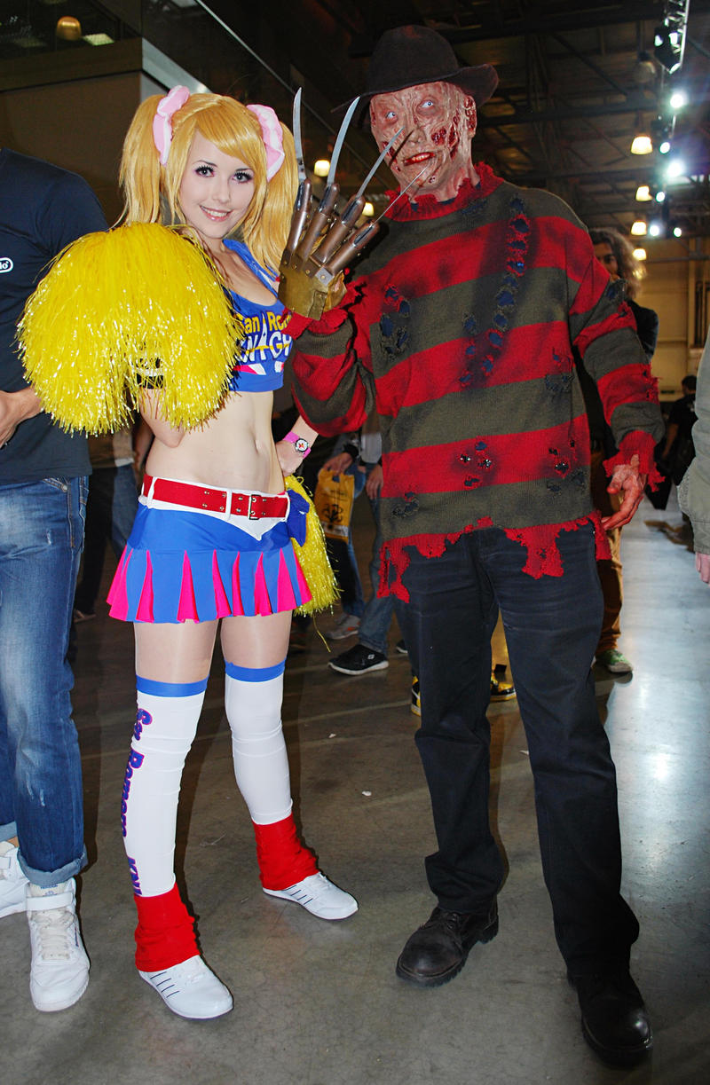 Juliet Starling with Freddy Krueger