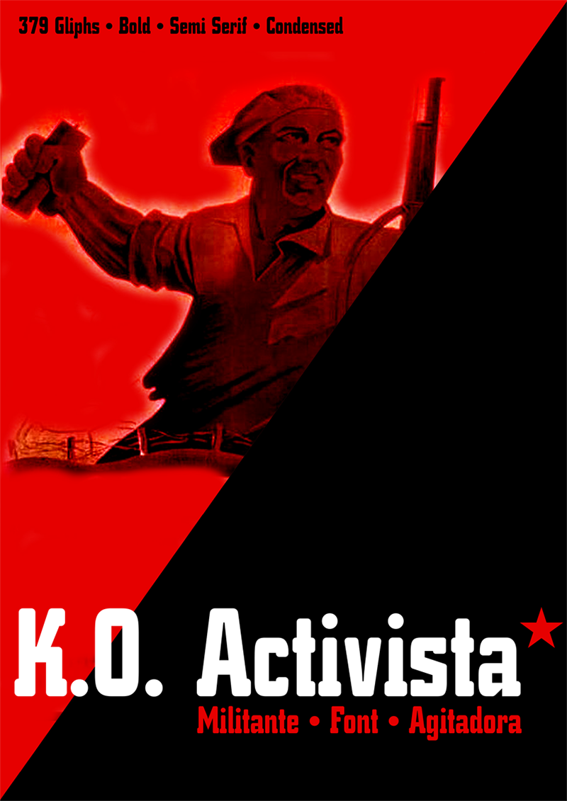 K.O. Activista font