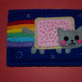 Nyan cat felt iphone cover