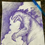 Quick Godzilla Sketch