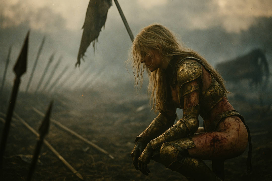 Character Defeated Defeat on the Battlefield by fantasyfight on DeviantArt