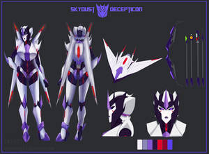 Transformers Prime OC - Skydust Full Sheet