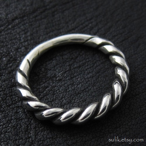 Silver Slavic ring