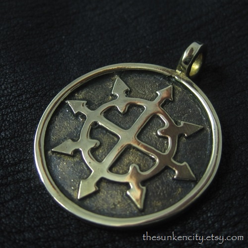 Chaos Star pendant (bronze)