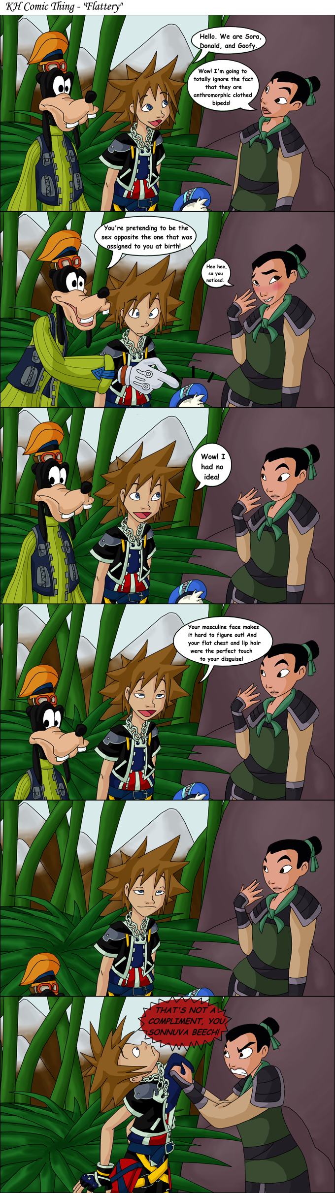 KH Comic Thing - 'Flattery'