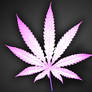 Pink Marijuana Leaf
