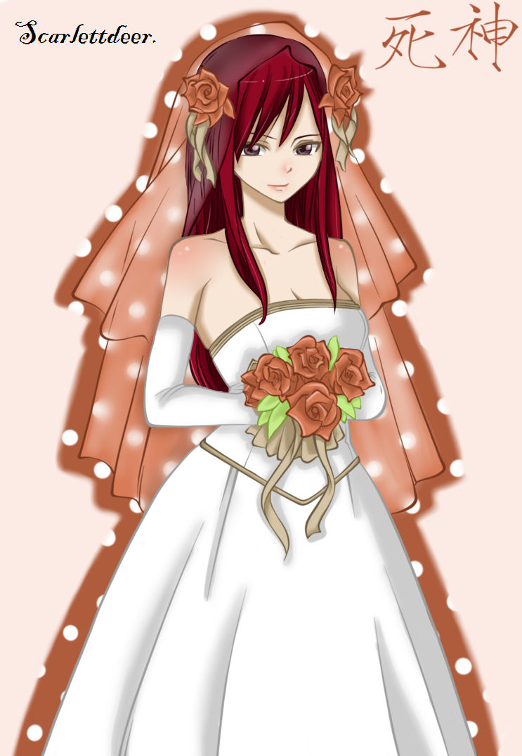 fairy tail erza wedding dress Erza scarlet wedding dress