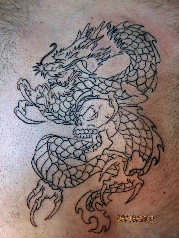 Dragon outline