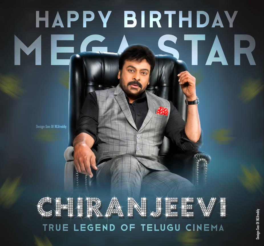 Megastar Chiranjeevi HD Birthday design by sanjaybhargavreddy on ...
