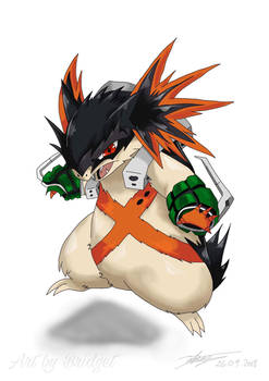 Pokemon/MHA Mashup: Typhlosion + Bakugou = ???