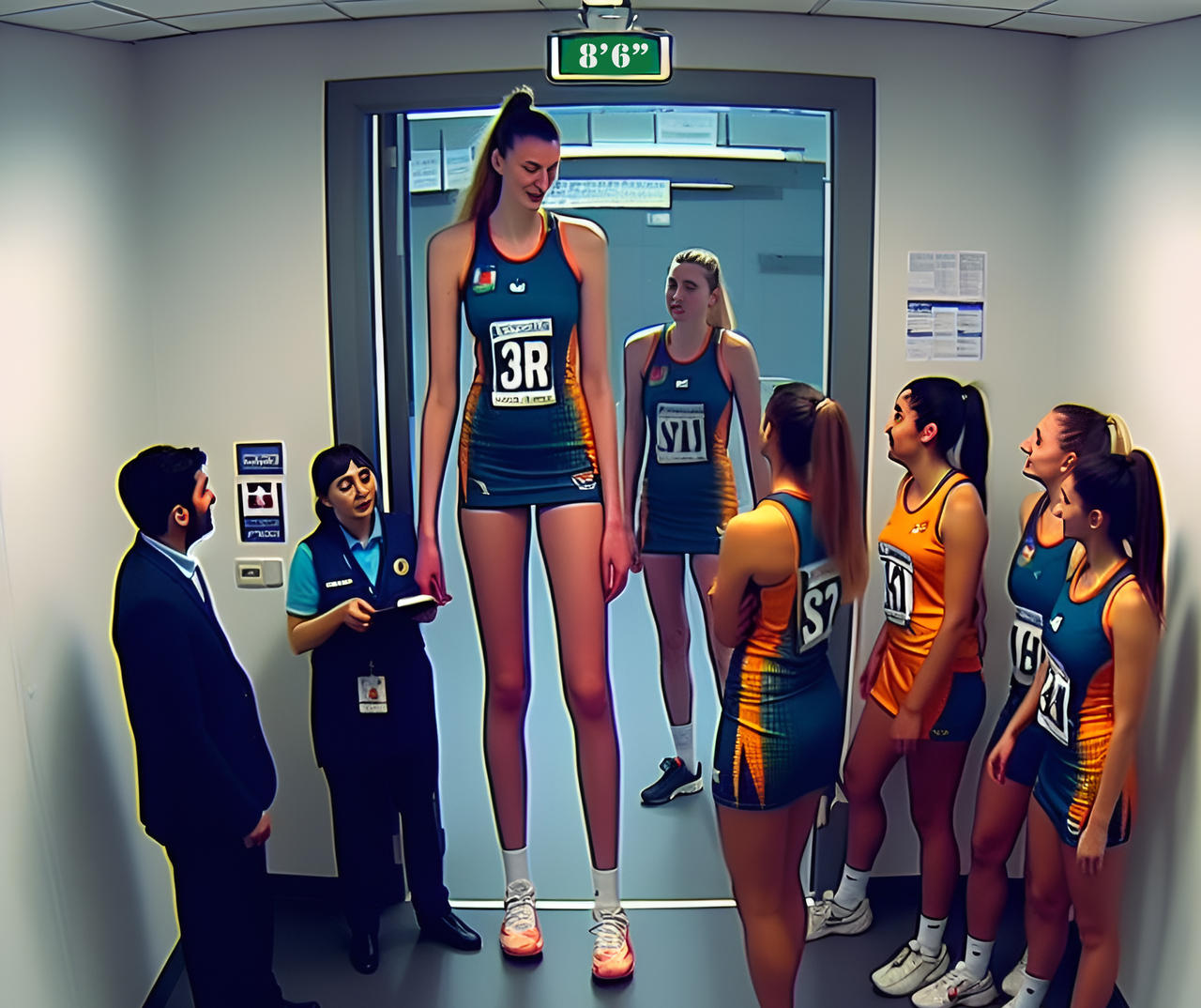 Two Netball Player World's tallest netball player by suneeeel on DeviantArt
