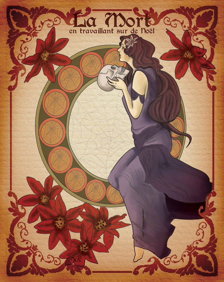 la morte-in art nouveau style-