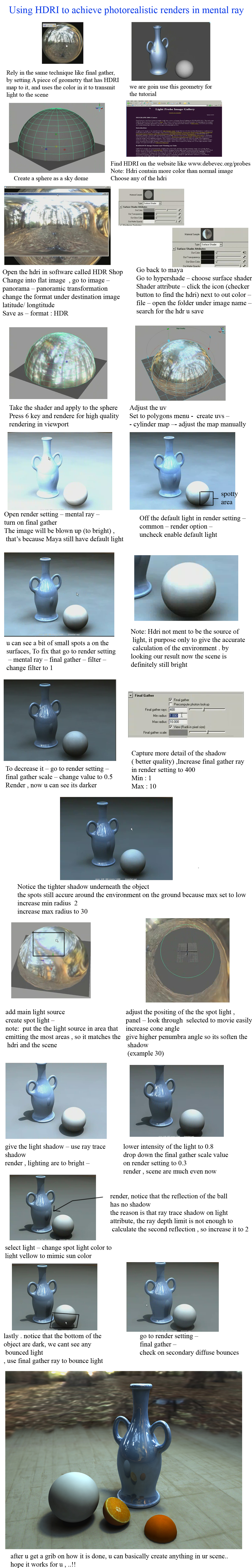 hdri maya mental ray tutorial