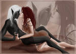 Drizzt and Catti - love by Zardra