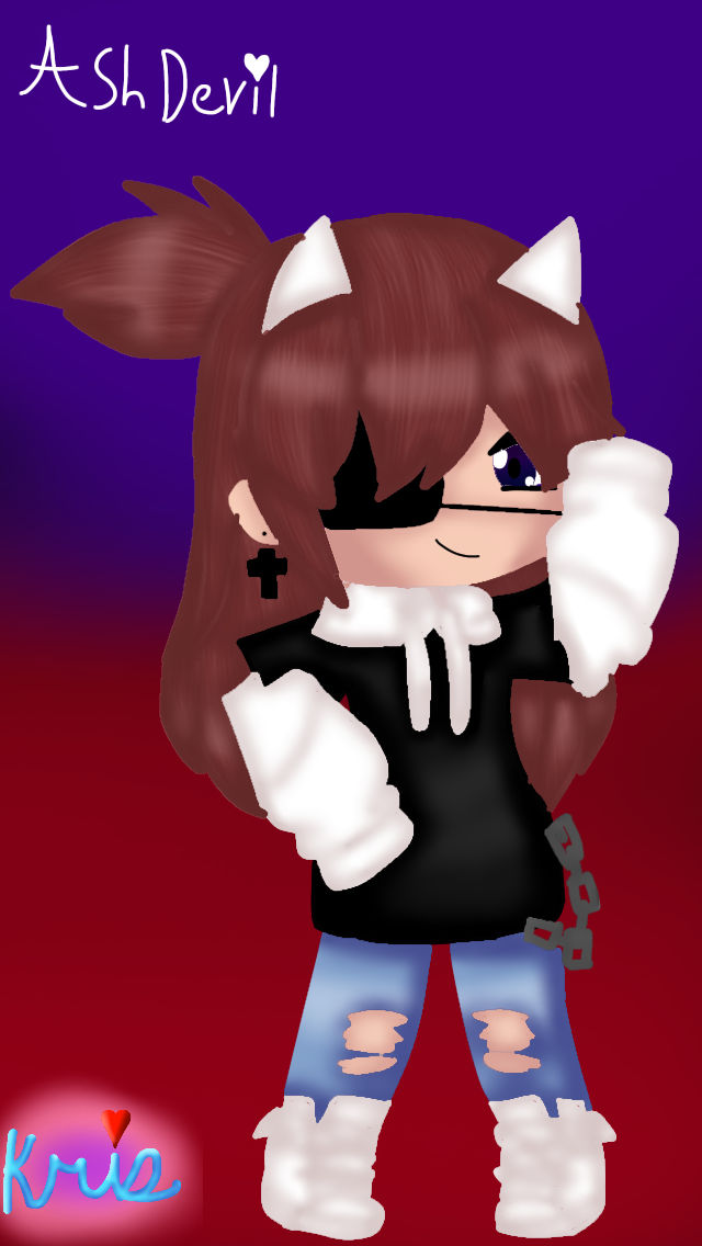 Ash Devil Edit by CrystalGachaFoxLover on DeviantArt