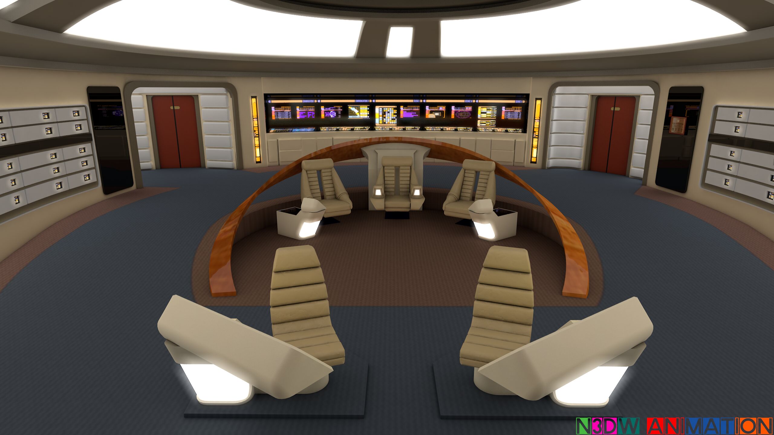 Enterprise D Bridge 00006 by N3DWAnimation on DeviantArt