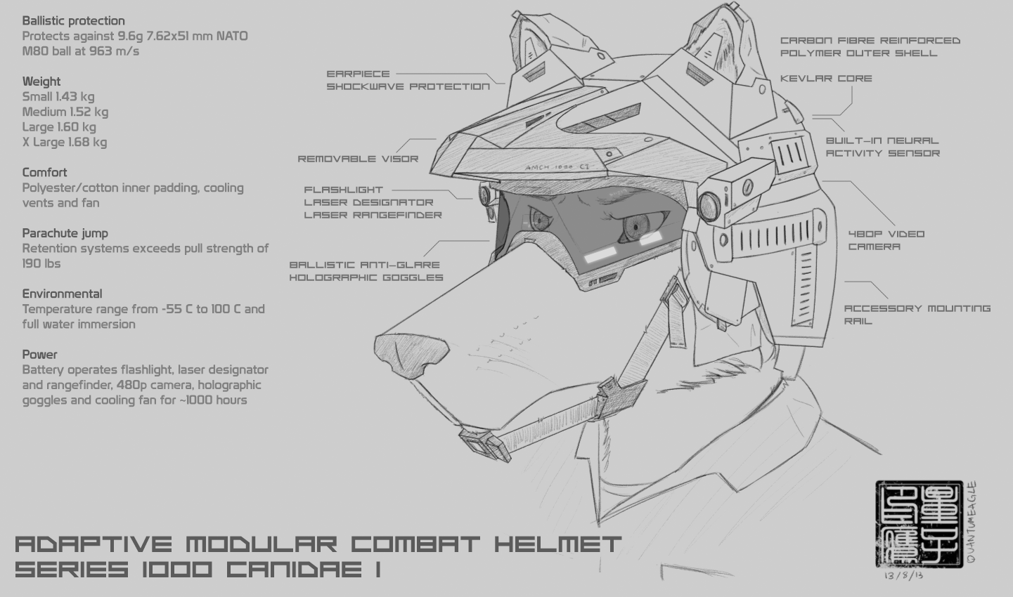 Adaptive Modular Combat Helmet S1000 C-I