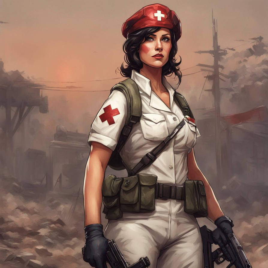 Lady Rambo medic by Freakdiablo on DeviantArt