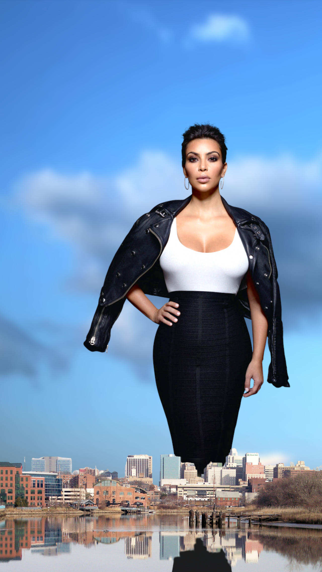Giantess A873 Kim Kardashian On Wilmington. By Domynixx On DeviantArt