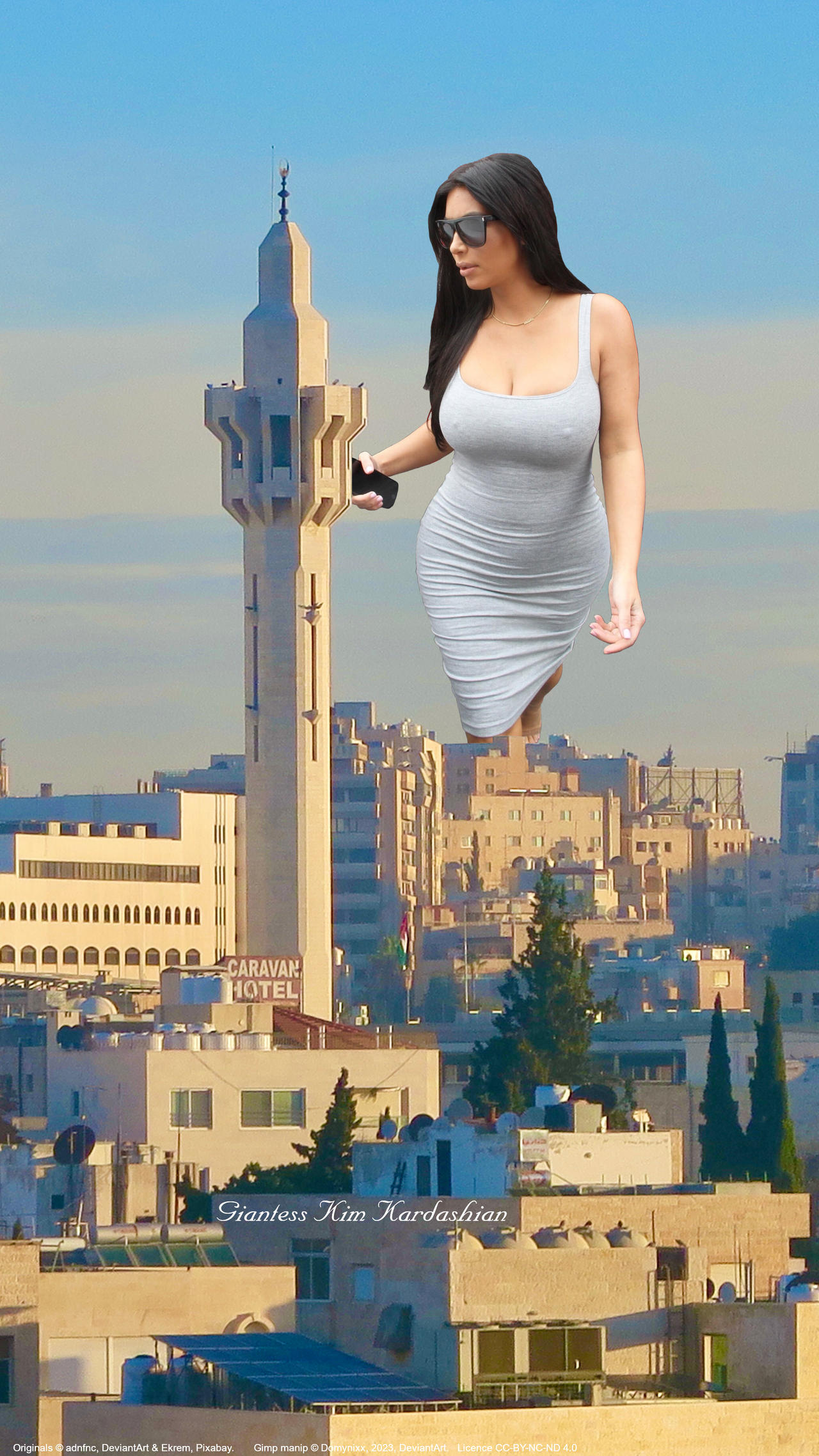 Giantess A875 Kim Kardashian. By Domynixx On DeviantArt